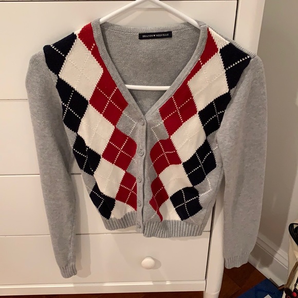 Brandy Melville Sweaters - Brandy Melville Argyle Sweater